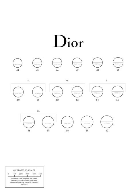 dior ringe|dior ring size chart.